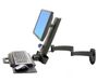 Ergotron 200 Series Combo Arm 61 cm (24") Zwart Muur
