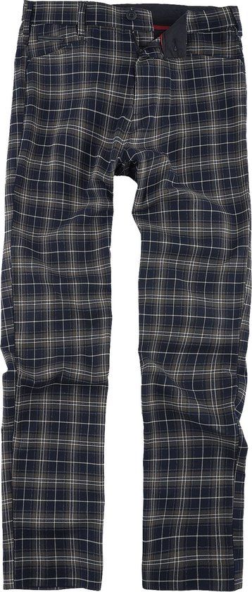 Chet Rock Chuck Skinny Trouser Heren Chino - zwart/groen - W36L32