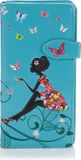 Shagwear Portemonnee - Trendy Ritsportemonnee - Dames - Kunstleer - Oasis Butterfly (0381Z)