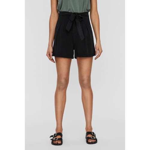 VERO MODA VMMIA High Waist Loose Fit Shorts - Black