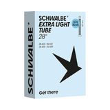 Schwalbe Fietsbinnenband SCV15L-EL EXTRA Light 28/34-622/630 IB Zwart 50 mm