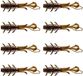 Berkley PowerBait Sick Bug - Coppermelon - 7cm - 8 Stuks - Oranje