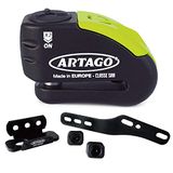 Artago 30X7 Pack Remschijfslot met Alarm 120db Hoge Beveiliging + Houder voor Honda CB650F en CBR650F, SRA en Sold Secure Gold gehomologeerd