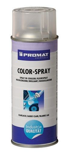 Promat/Tecwerk Kleurspray heldere lak hoogglanzend 400 ml spuitbus - 4000354213