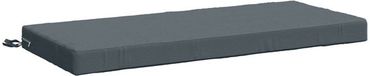 vidaXL Bankkussen SOEST 100% Polyester Blauw 120 x 50 x 8 cm