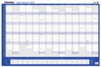 Franken PKV100227 Bureau onderlegger Jaarplanner 2027 Wit, Blauw (b x h) 910 mm x 610 mm 1 stuk(s)