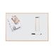 Bi-Office Earth New Basic Magnetisch Whiteboard, 58,5x38,5 cm, Gelakte Stalen Oppervlakte, PEFC Grenen Frame