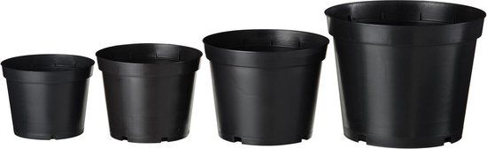 Nature Plantcontainer - 2 stuks - 5 liter - Zwart