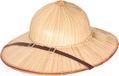 Funny Fashion Tropenhelm - Safari Helmhoed - Bamboe - Volwassenen