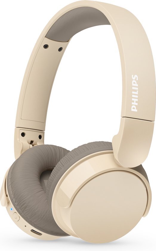 TAH3209BG/00 Philips Koptelefoon On-Ear Beige 32mm driver bluetooth 5.3 compact folding 25H playtime multipoint connection