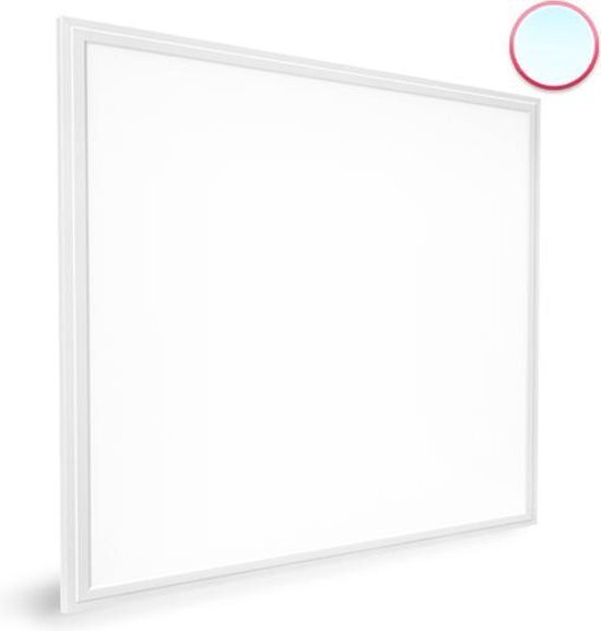 Solistech LED Paneel - 2 Stuks - 60x60cm - UGR<19 Anti lichthinder - 6000K Koud witte lichtkleur - 36W - Bespaar 70% - Geschikt voor systeemplafond - Duurzaam