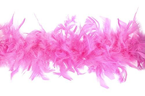 Trimits Marabou Veer Boa, Cerise, 1.8m x 12cm