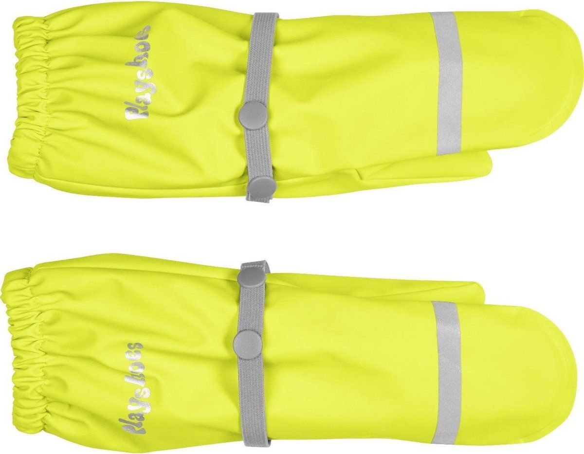 Playshoes regenwanten neon junior polyester geel