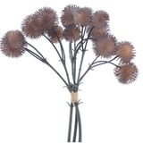 Buitengewoon de boet Globe thistle bundle x3 bruin 26 cm kunsttak Buitengewoon de Boet