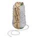 Halbach Seidenbänder Gerecycled katoenen koord, breedte 2 mm, lengte 150 meter, duurzaam katoenen garen voor macramé of doe-het-zelf handwerk, kleur: grijs