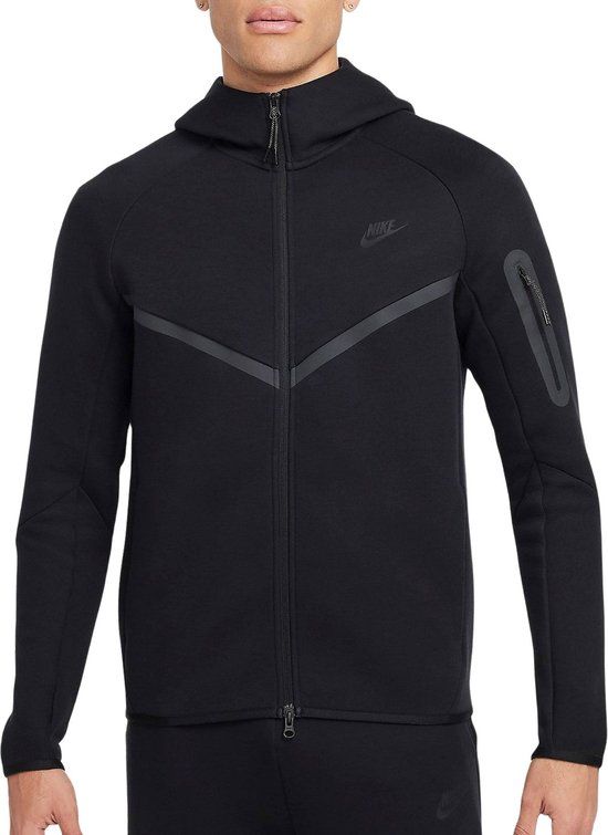 Nike Tech Fleece Hooded Sweatvest Heren - Maat M Zwart - Regular Fit - Mannen - HV0949-010