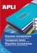 APLI 12963 Transparante etiketten, weerbestendig, 105,0 x 148,0 mm, 20 vellen