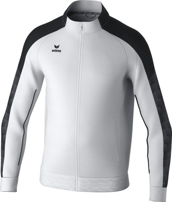 Erima Evo Star Trainingsjack Heren - Wit / Zwart - Maat M