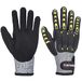 Portwest Snij- en schokbestendige handschoen, Kleur: Grijs/Zwart, Grootte: L, A722G8RL