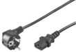 Microconnect PE010405 Koppler C13 CEE7/7 Schuko-kabel, zwart, 0,5 m