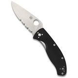 Spyderco Zakmes Tenacious C122GP met gedeeltelijke gekartelde rand