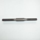 Teknix Voorwielas voor Peugeot 50 Fox Bromfiets, Grijs