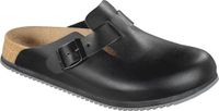 Birkenstock Boston SL 54208 Zwart Leer Suède Maat 37