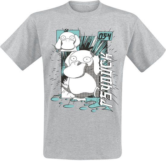 Pokémon Enton Heren T-shirt - grijs - XL