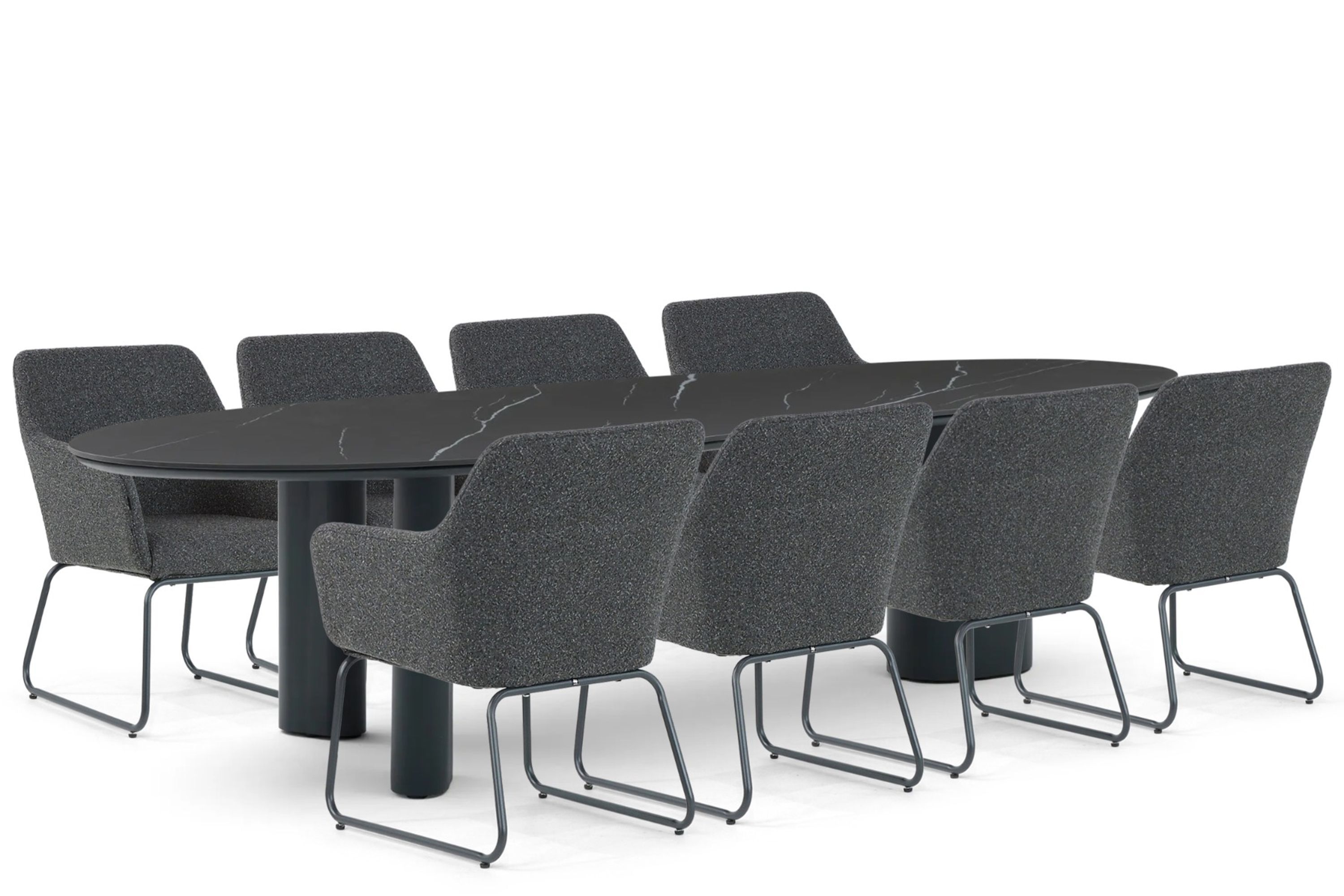 Lifestyle Garden Furniture Lifestyle Lifestyle Lugo/Weave 300 cm dining tuinset 9-delig