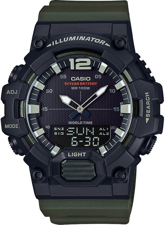 Casio HDC-700-3AVEF herenhorloge - groen - kunststof