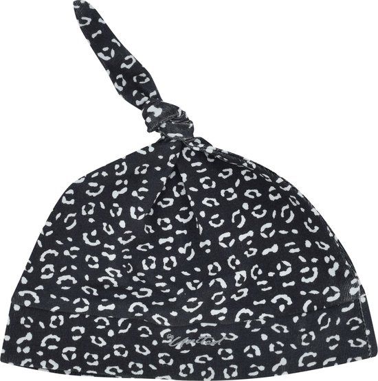 Born United! Babymuts Cheetah Katoen Zwart/wit One-size