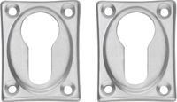 Intersteel Rozet met profielcilindergat chroom mat