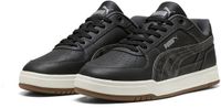PUMA Puma Caven III Crafted Leather Unisex Sneakers - PUMA Black-Gray Echo-Moody Gray