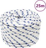 vidaXL Boot Touw 12 mm 25 m Polypropyleen Wit