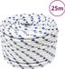 vidaXL Boot Touw 12 mm 25 m Polypropyleen Wit