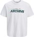 JACK&JONES JJBRAT TEE SS CREW NECK Heren T-shirts XXL Katoen Wit