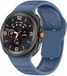 Strap-it Siliconen Outdoor bandje met druksluiting geschikt voor Samsung Galaxy Watch 9 (40/44mm) / Watch 8 (40/44mm) / 8 Classic (46mm) - grijsblauw