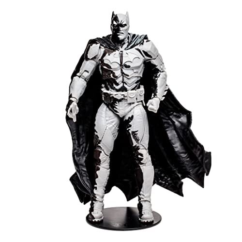 Mcfarlane TM15893 DC Direct 7 Inch Collectible Figuur met Comic Batman (Line Art Variant), Veelkleurig