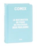 COMIX - Mignon Plus dagboek, 16 maanden, schoolagenda 2026-2026, hardcover, ideaal voor middelbare en hogere school, 9 x 12,5 cm, lichtblauw