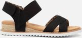 Skechers Desert Kiss - Sneakers - Zwart - Textiel