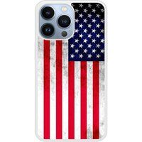 Apple iPhone 13 Drapeau usa Verstevigd hoesje met sublimatie bedrukking