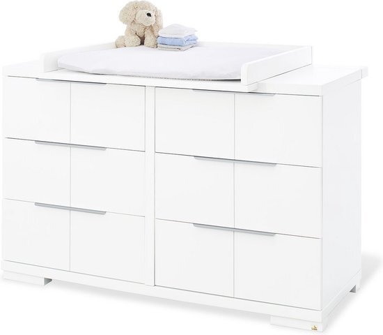 Pinolino Verschooncommode Polar extra breed - Wit