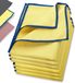 Premium Microfiber Glass Cloths (6-Pack, 60x40cm) - Streak-Free Window Cleaning - Yellow