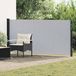 vidaXL Paravent rétractable rectangulaire 140 x 600 cm Polyester Gris