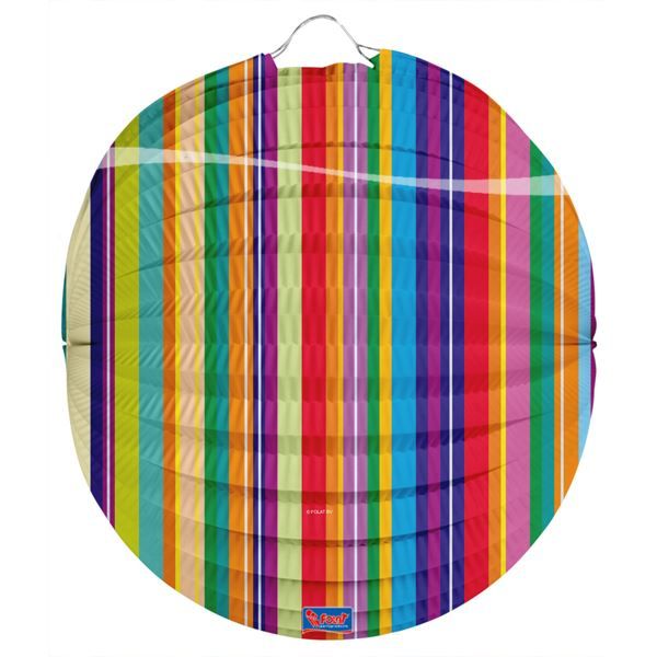 Bollampion 50551 - Lampionnen - multi - Papier - 12 stuks - 220mm - Rond