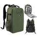 K&F CONCEPT Harde DSLR-cameratas met 15,6 inch laptopvak en regenhoes, camerarugzak compatibel met Canon/Nikon/Sony/DJI Mavic-drone