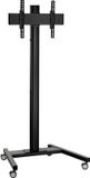 Vogel's T1844 Trolley, enkele buis 180 cm, 400 x 400, zwart