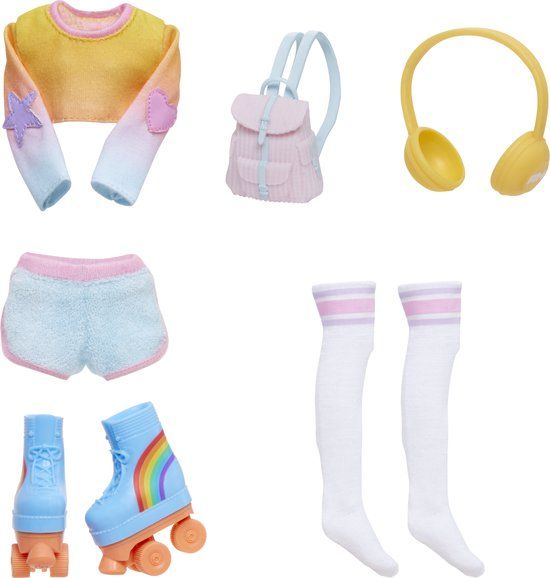 Rainbow High Fashion Pack Skate Social - Kledingset voor modepoppen - 4+ jaar
