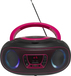 Denver TCL-212BT PINK Draagbare CD Speler | Bluetooth | Roze & Zwart