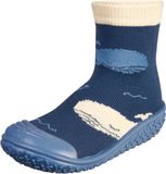 Playshoes Kinderschoentjes voor in het bad: Aqua-sokje met walvis, Maat 20/21, Marine